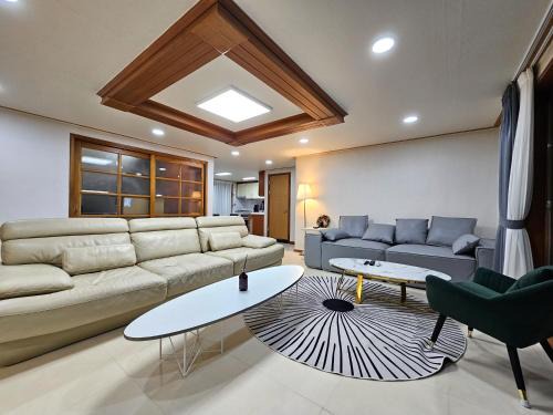 a spacious and comfortable house with a rooftop in the city center