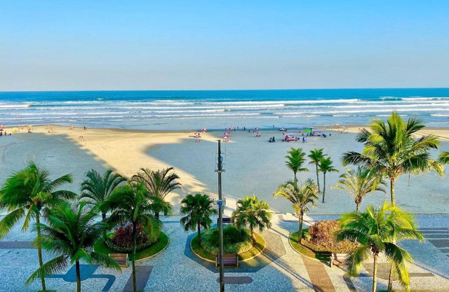 A201 - Vista Mar | 3 Quartos c/Wifi e Churrasqueira