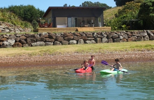 Absolute beachfront bach
