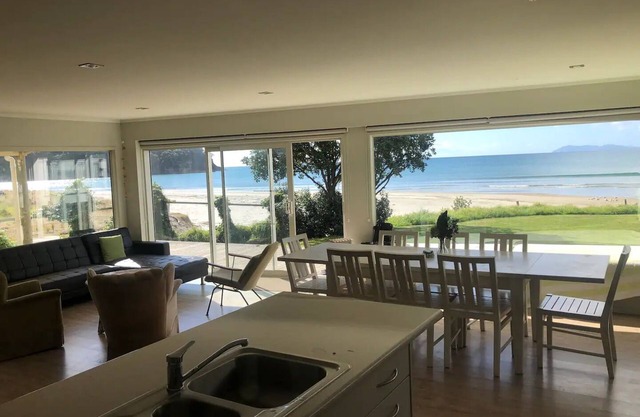 Absolute beachfront! Sleeps 12+nBuilt 2011