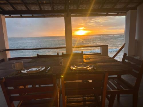 Aconchego na primeira praia