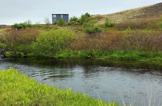 Afternoon cottages near Hella, Hekla & Landmannalaugar
