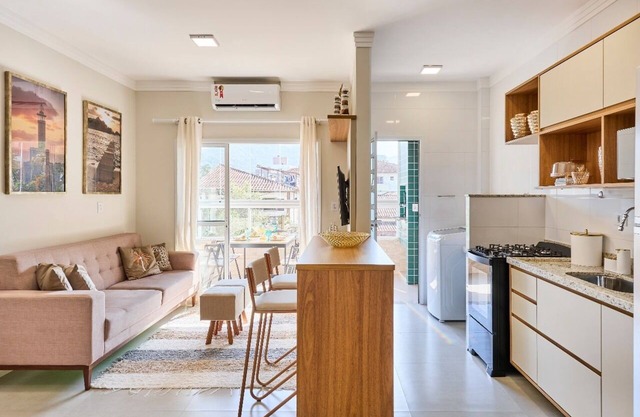 Air-conditioned apartment in Ubatuba