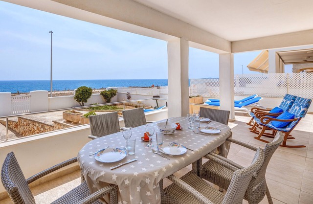 Air-Conditioned Holiday Home with Balcony, Terrace, Sea View & Wi-Fi