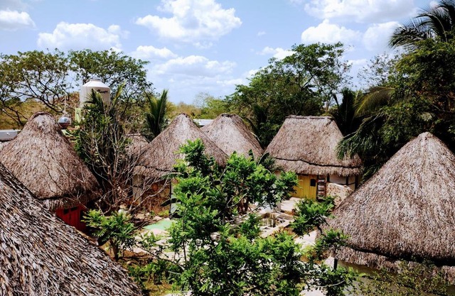 Aldea Maya Toktli Orígenes: Alberca + Wifi-Starlink + Tour Sustentabilidad