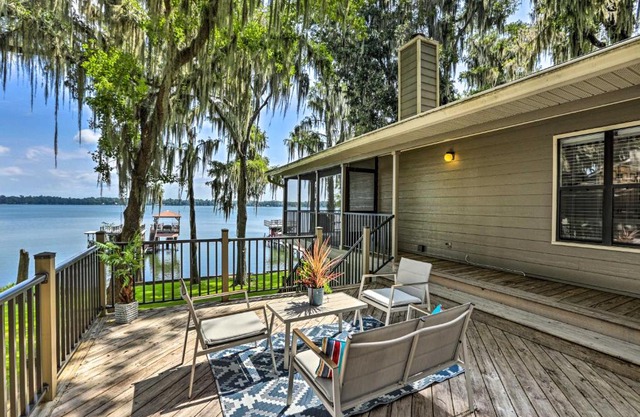 All Decked Out Home on Cherry Lake with Dock!