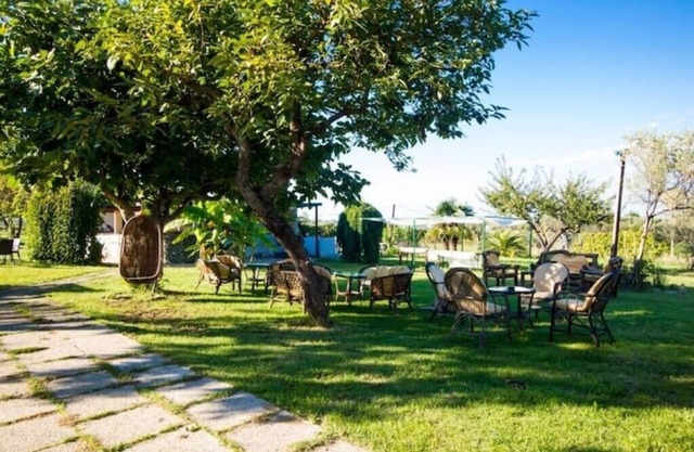Almond tree. Rustic 7/9 p. country house with pool and garden