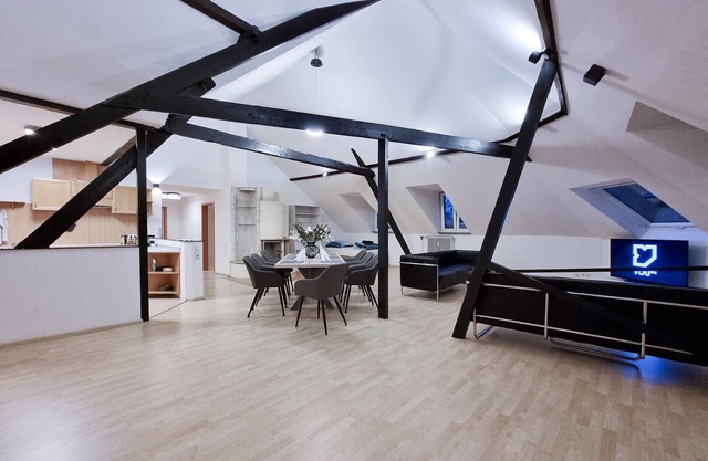 Alpha Apartments: XXL Dachstudio, 8 Bett, Terrasse