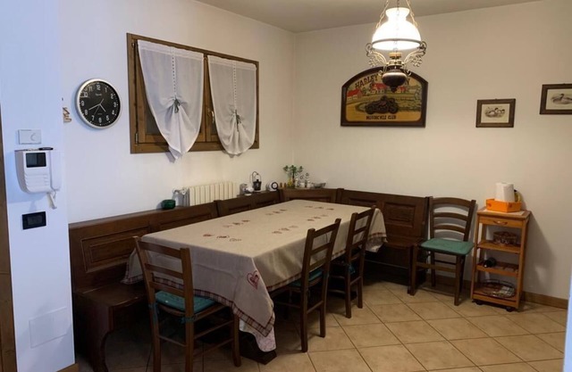 Alpine apartment with a view of the mountain with the Olympic slopes of Bormio