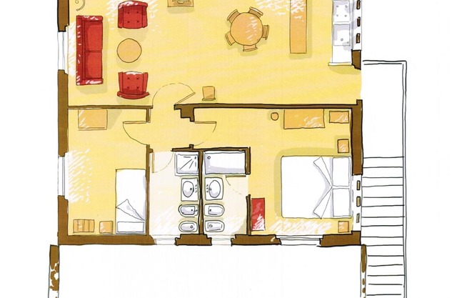 Altana 2 bedroom 2 bathroom apartment