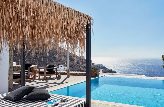 Amazing Myconian Villa | 3 Bedrooms | Agios Sostis Villa | Panoramic Sea Views & Private Infinity Pool | Elia Beach