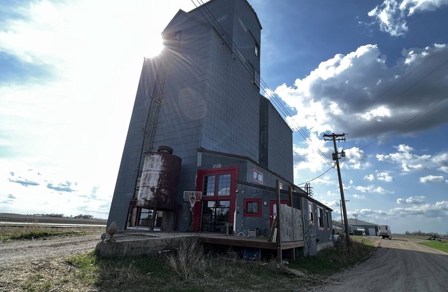 Amazing repurposed grain elevator!