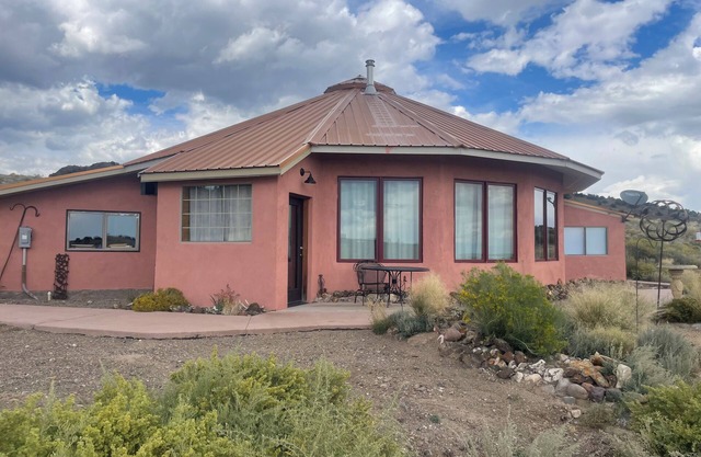 Amazing round home with sweeping views.