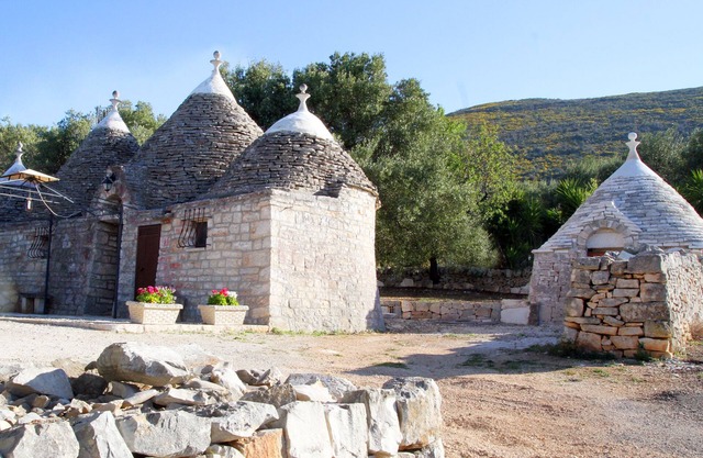 Amazing trullo sea side view between Fasano and Monopoli