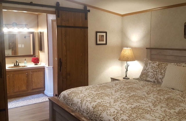 AN OWL and the MOON. Get-Away in Mohican State Park. Location is perfect!
