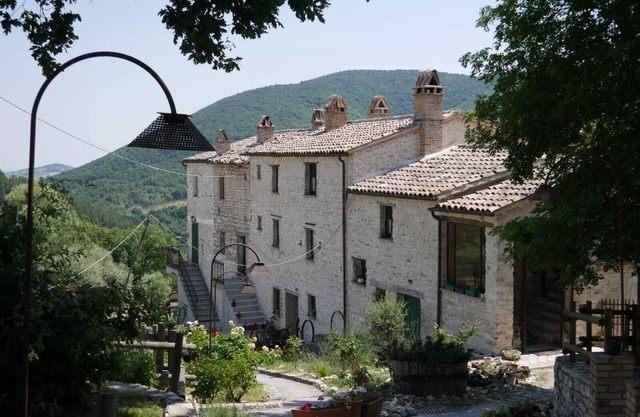 Ancient house in the park of Frasassi