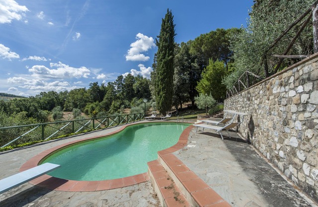 Ancient villa in Chianti with swimming pool