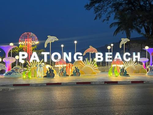 Andaman Sea Apartments near Patong Beach - 28 SQM with Kitchen, Private Bathroom, Seating Area, 65" Smart TV with Free WIFI