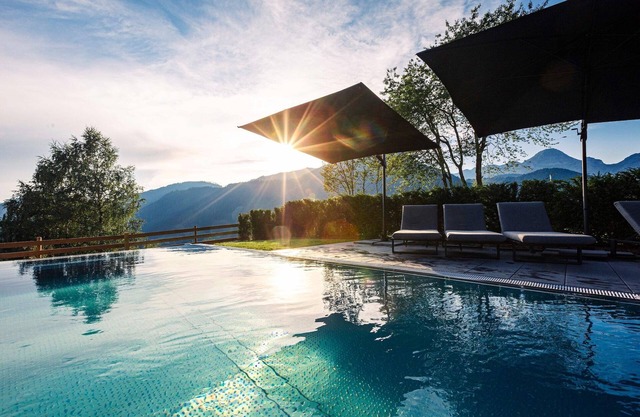 Apartment with shared infinity pool