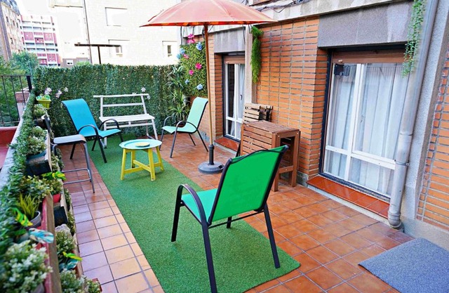 Apart 2 terrazas para 4 personas Bilbao centro