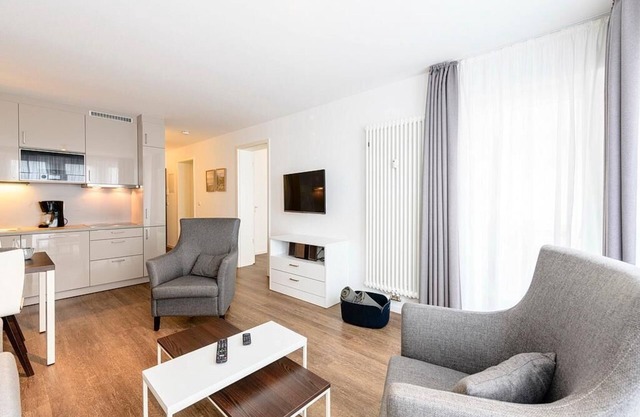 Apartment mit Südbalkon Inkl. Freier Schwimmbad- & Saunanutzung in Strandnähe