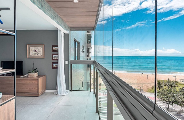 Apart with wonderful view and privileged location in Praia da Costa