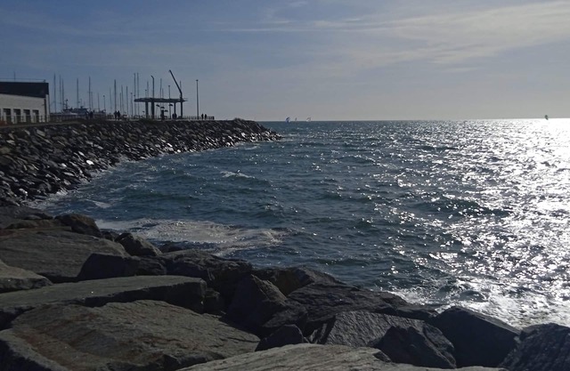 Apartament seaside view of the port of La Turballe beach shops nearby