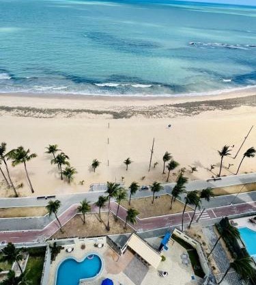 Apartamento Beira Mar Pé na areia
