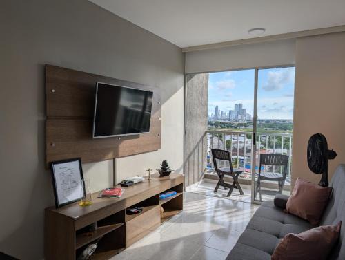 Apartamento con 3 habitaciones y Vista al Mar