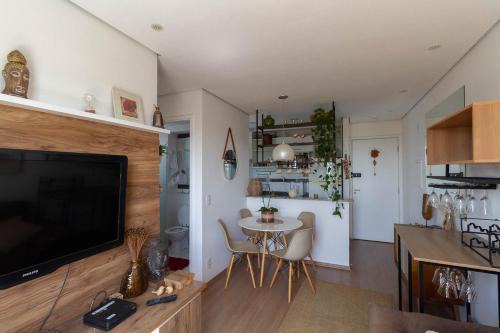 Apartamento com lazer, wi-fi e garagem em Jaragua