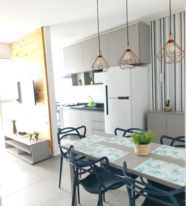 Apartamento Completo em Ubatuba - Tenório - Piscina e Churrasqueira gourmet