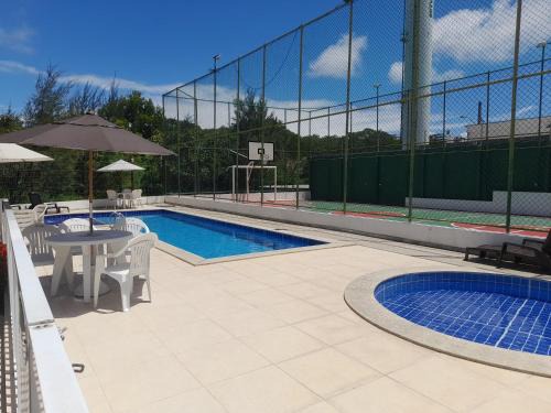 Apartamento flat em condomínio club