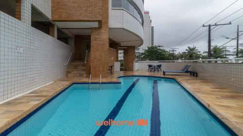 Apartamento na Praia Grande de Frente para o Mar