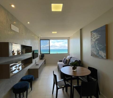 Apartamento novo, vista mar, área nobre de Maceió.