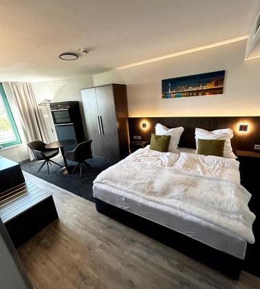 Aparthotel in Düsseldorf am Medienhafen mit Küche