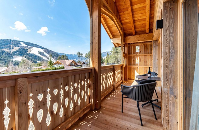 Apartment "Les Ciases Chalets Dolomites Apt 3" with Private Balcony, Shared Sauna & Wi-Fi