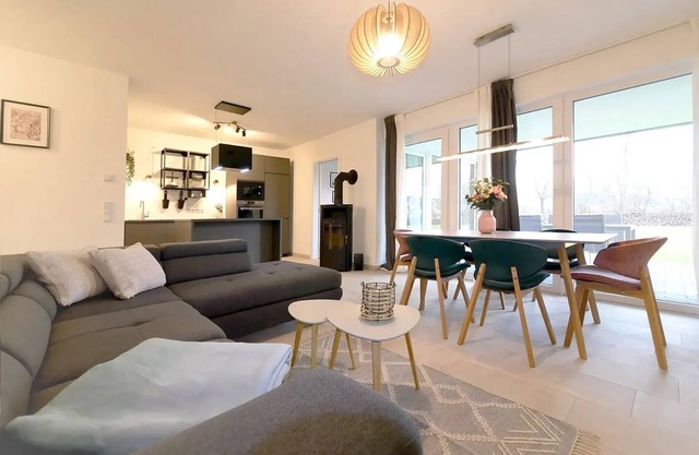 Apartment 0/4 with sauna, fireplace, terrace incl. utilities - Apartmenthaus Scharmützelsee