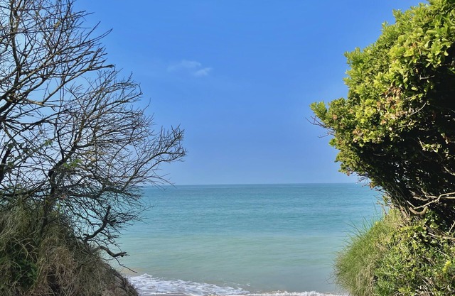 Apartment 150 m from the beach with large terrace and enclosed garden.