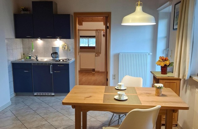 Apartment 42 sqm, balcony, living/bedroom with double bed, TV, W-Lan