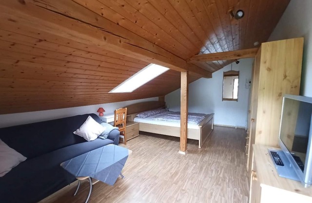 Apartment 50m2 in the attic with small balcony