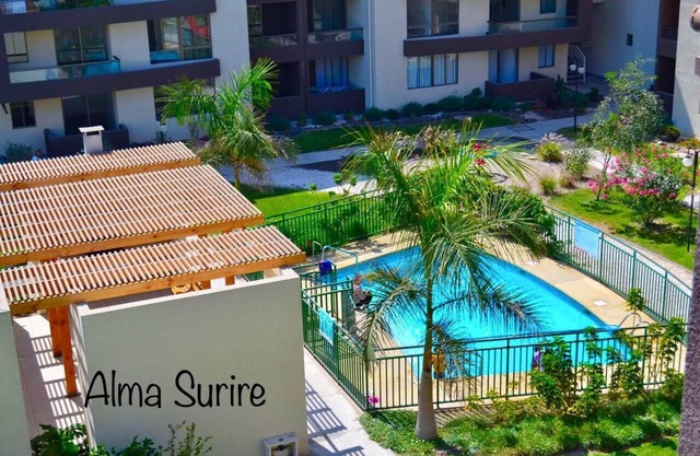 Apartment Alma Surire pool view