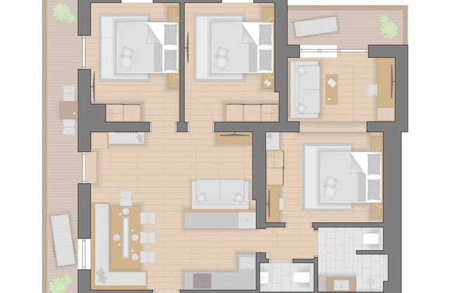 Apartment Anna 1 bedroom - Erbhof Hinterrain