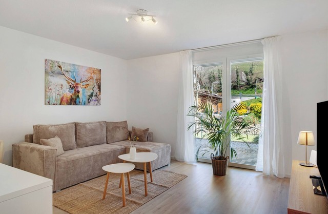 Apartment 'Bachblick' with Mountain View, Shared Terrace and Wi-Fi