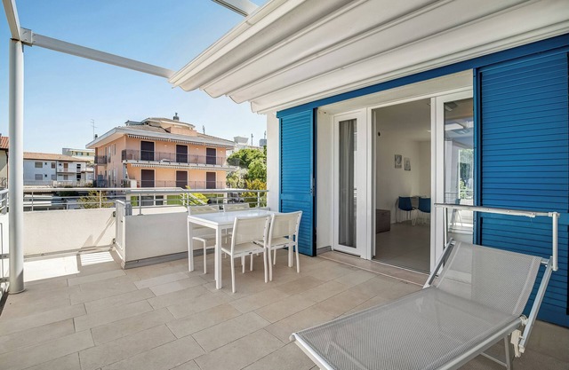 Apartment 'Blu Village' with Shared Pool, Private Terrace and Air Conditioning