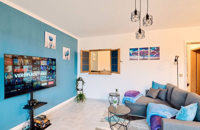 Apartment 'Blue Design - Quiet - Workplace' with Balcony and Wi-Fi