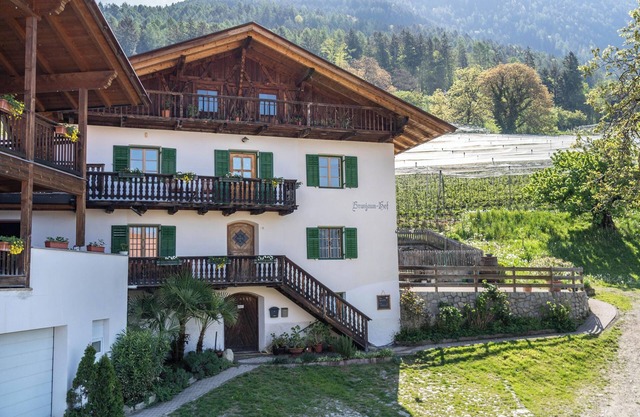 Apartment “Brunjaunhof” on a Farm with Mountain View, Balcony & Garden