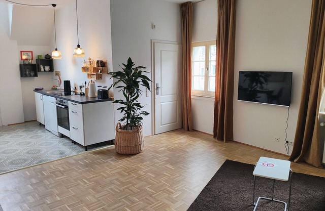 Apartment-Designer-Ensuite with Bath-Garden view-Alte Tischlerei II