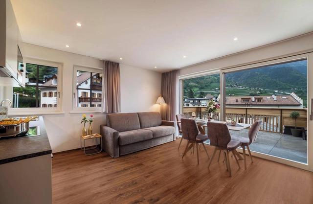 Apartment "Engel - Kirchturm" with Mountain View, A/C, Wi-Fi, Roof Terrace & Sauna