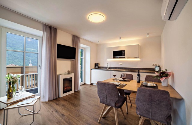 Apartment "Engel Stodl" with Mountain View, A/C, Wi-Fi, Balcony, Sauna & Terrace