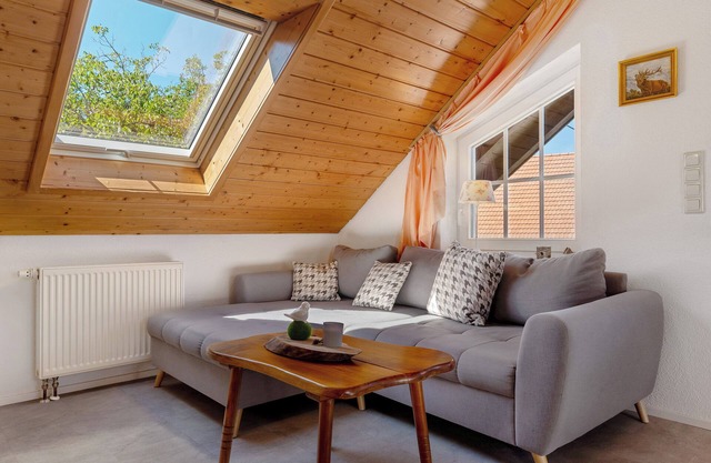 Apartment 'Ferienwohnung Sternenhimmel, 48qm' with Mountain View, Shared Terrace and Wi-Fi
